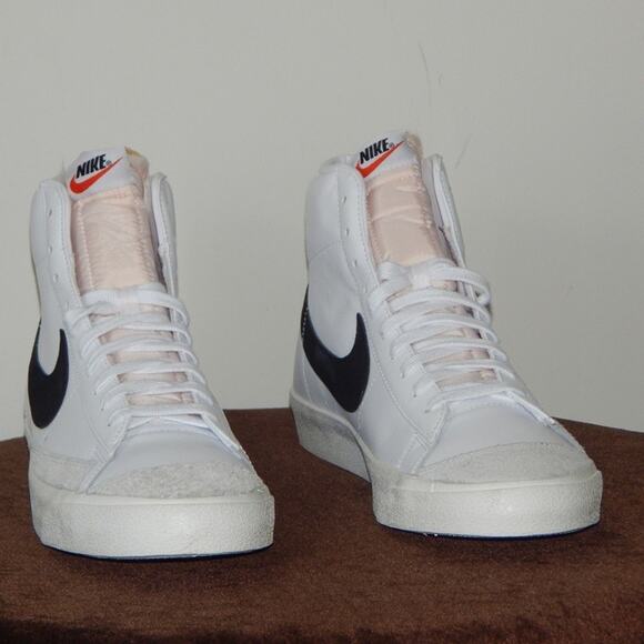 Nike Blazer Mid ‘77 Vintage White Black BQ6806-100 Retro Shoes Men's Sze 13 New - Picture 2 of 12